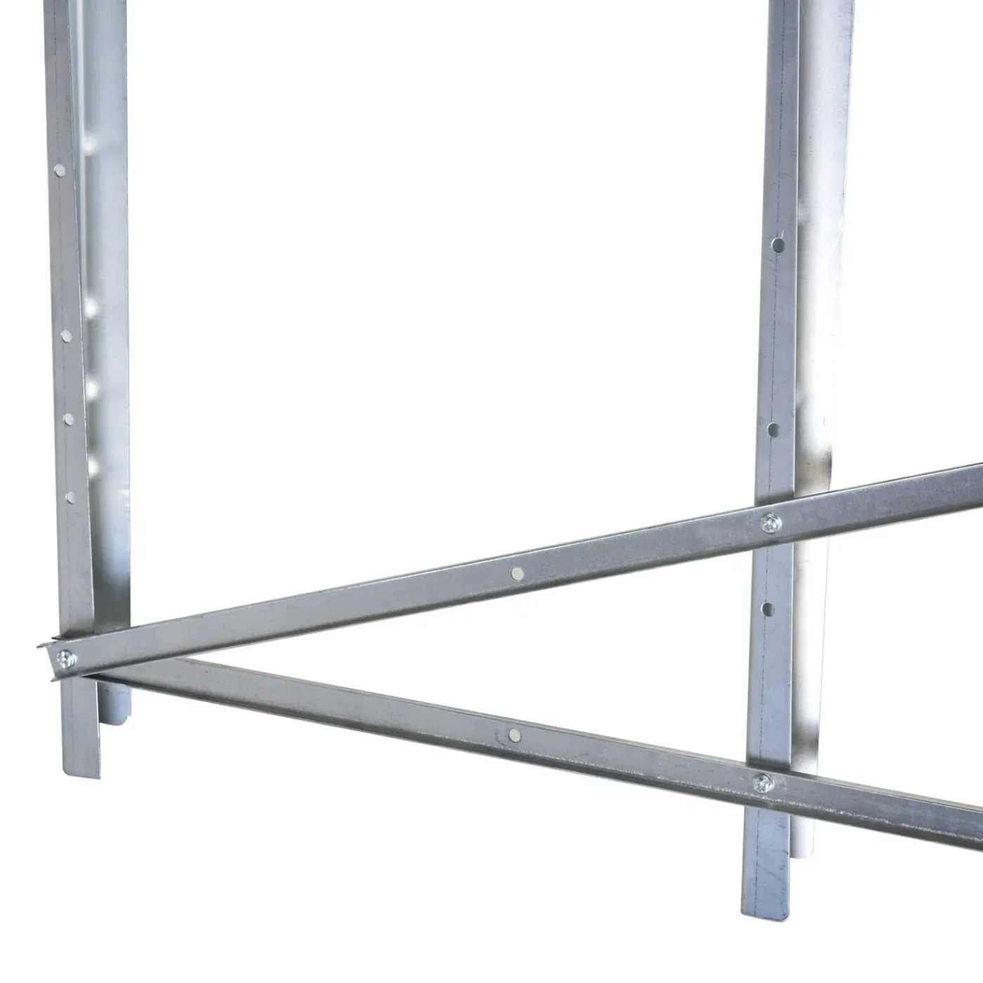 Overig Zaagbok Inklapbaar Voor Brandhout Metaal 83x83x79 Cm - Zilver