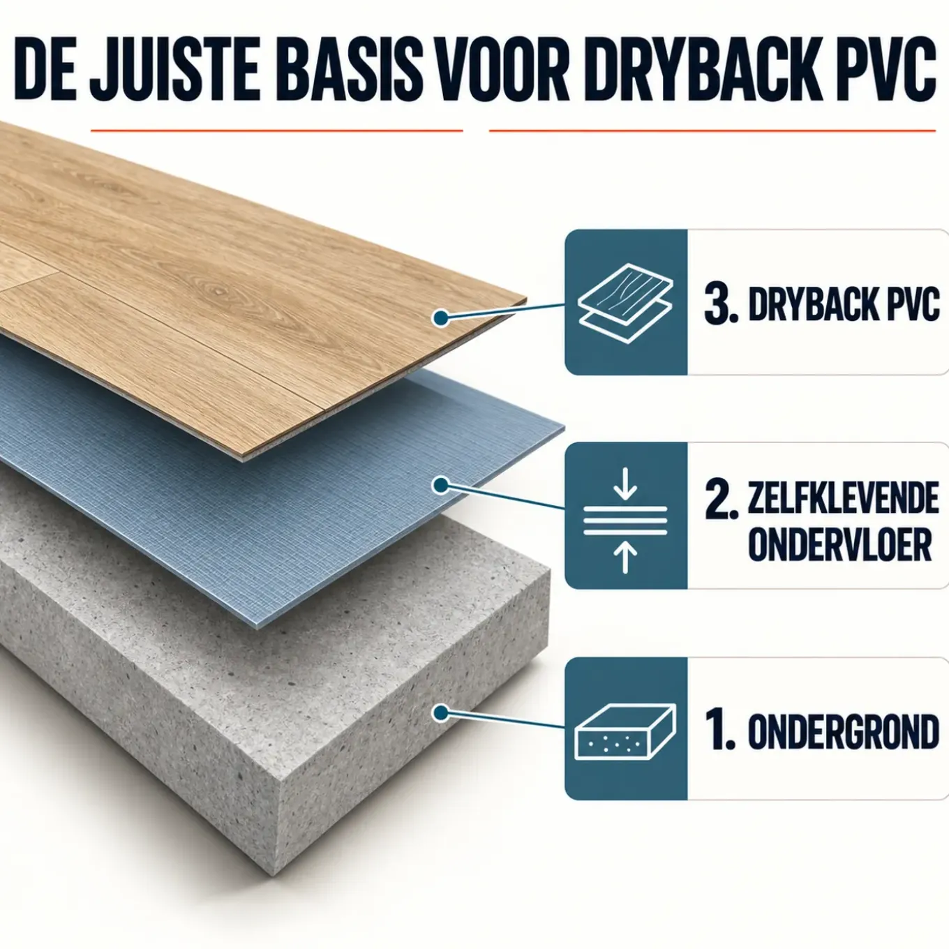 Zelfklevende Ondervloer Voor Dryback Plak Pvc 80 M²