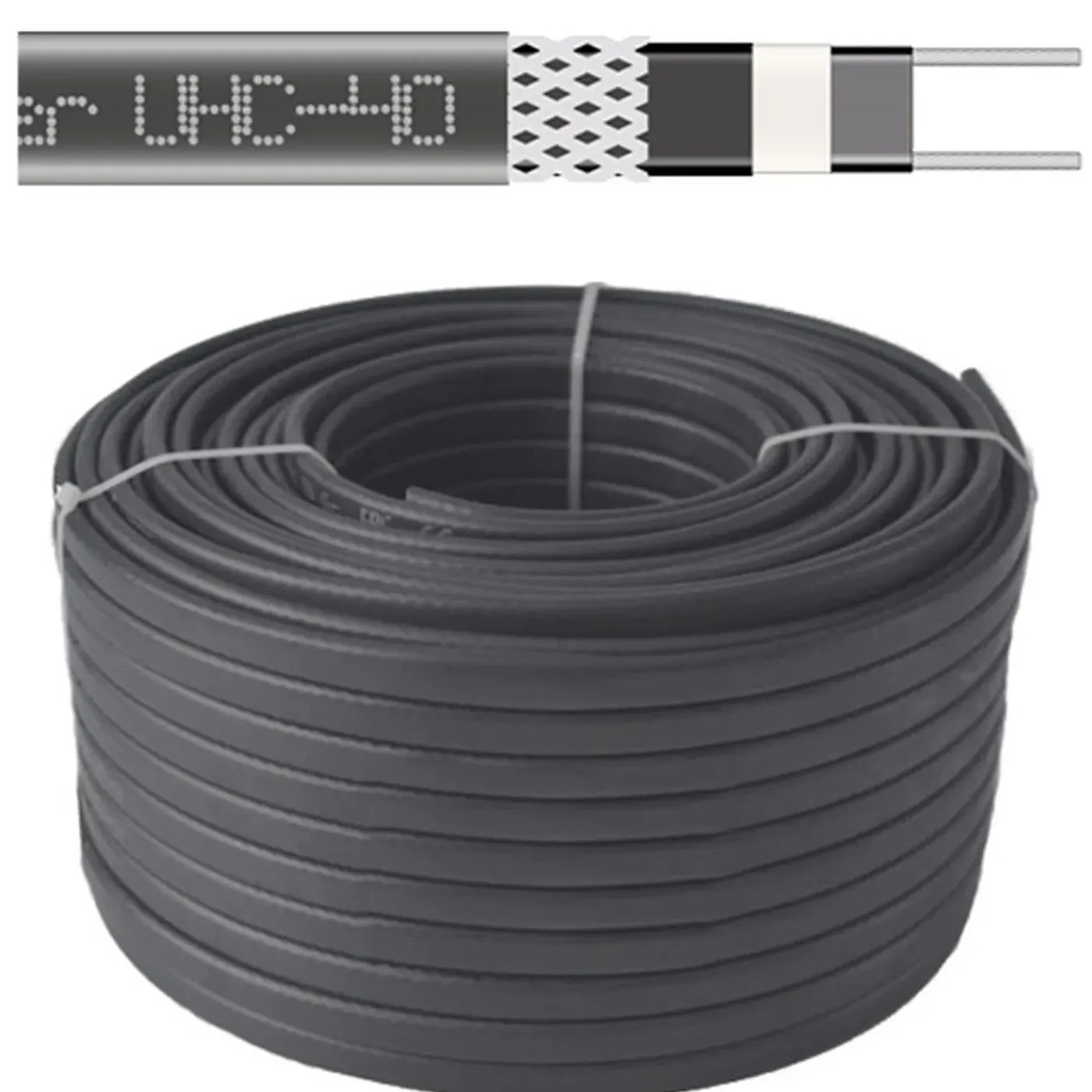 Grand Meyer Zelfregelende Verwarmingskabel Uhc-40, 40 W/m, 230 V, 100 M – Daken En Leidingen (buitengebruik)