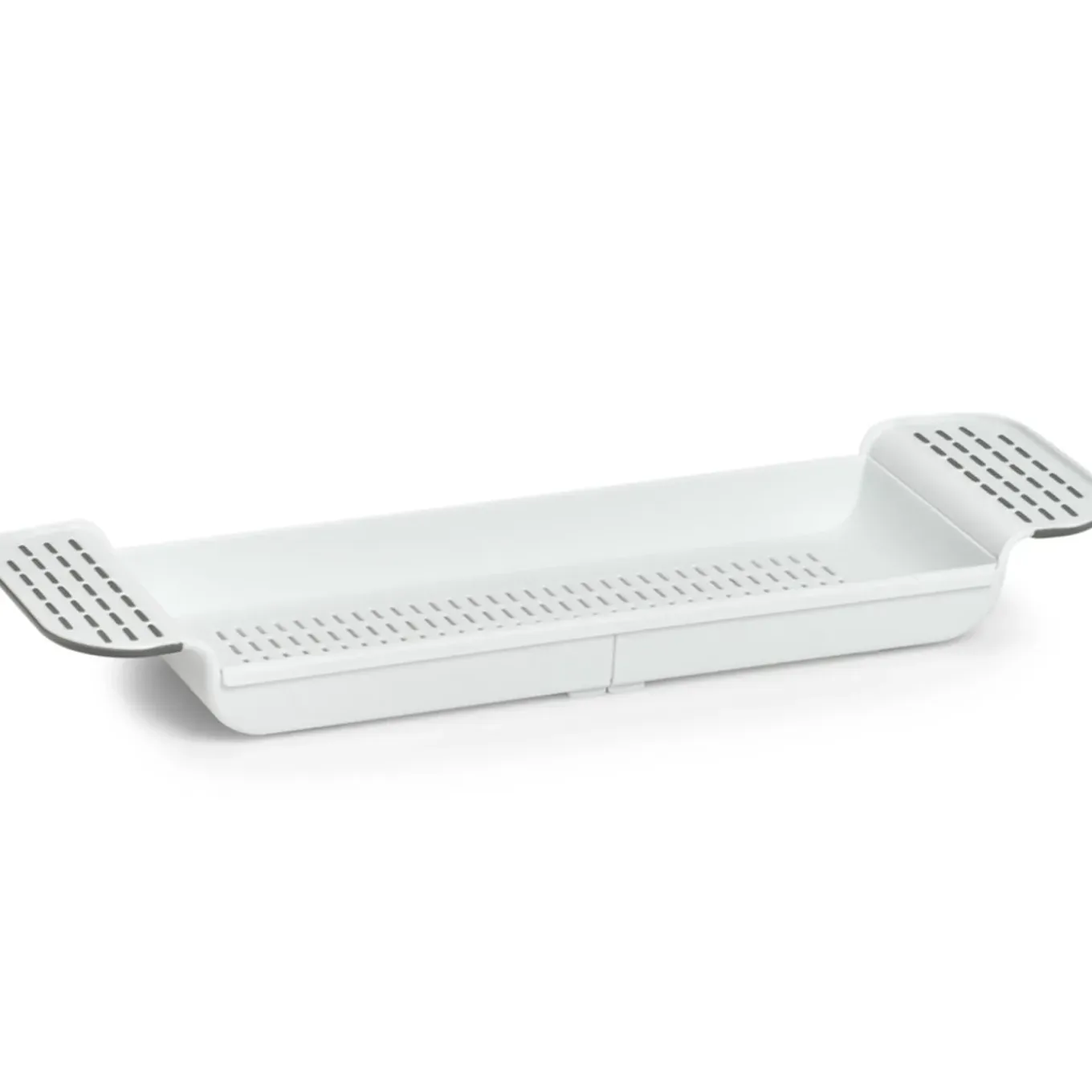 Zeller Badplank - Uitschuifbaar - Wit - 55 Tot 78 Cm