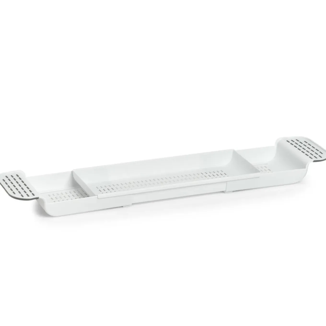 Zeller Badplank - Uitschuifbaar - Wit - 55 Tot 78 Cm