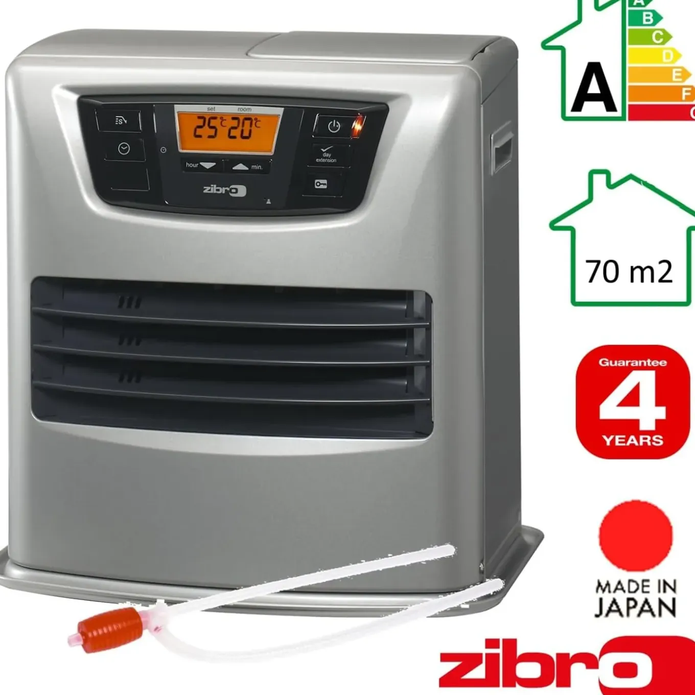 Zibro Lc-140 Petroleumkachel Laserkachel 4.0 Kw 170 M³