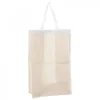 Zwarte Bamboe Wasmand 65 Ltr Met Deksel En Waszak 40x40x58 Cm - Zwart