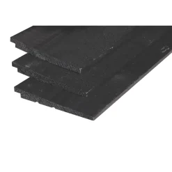 Overig Zweeds rabat vurenhout zwart 9-22x195mm 250cm